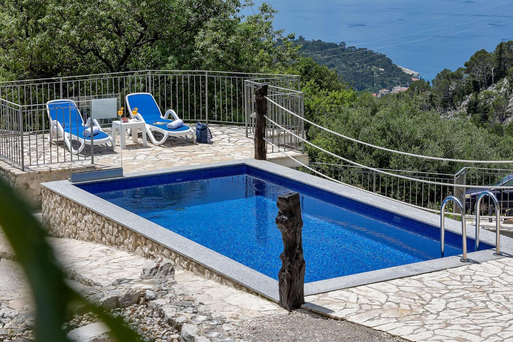 Stonehouse Residence In Makarska With Heated Pool Bagian luar foto